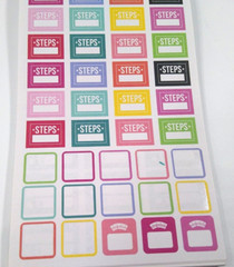 The Happy Planner Planner Basics Mini Sticker Book 1768 pieces Missing 27 Stick