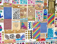Sticker Collection GIRLY STUFF Album Collage Scrapbook Supplies Kid Squad 887+
