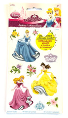 Disney Princess Cinderella Belle Scrapbook Stickers! 4 Sheets NEW PACK Sandylion