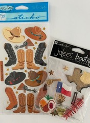 FUN Jolee’s Boutique Vintage Stickers NIP-Theme: US Southwest TEXAS +More Choose