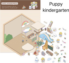 DIY 3D Sticker House – 6 Sets Kawaii Cozy Room Stickers for Adults & Kids