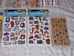 Lot Stickers Autocollants Animals Birds Cats Dogs Monkeys Fox Owl 68 SHEETS NEW