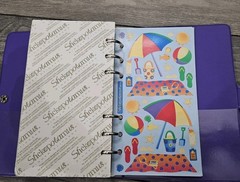 Stickopotamus Hippo Pocket Sticker 6-Ring Binder Full Album, Fuzzy, Sparkle..