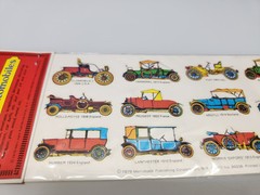 Vintage 1979 Antique Automobiles Stickers Merrimack Publishing Corp NOS