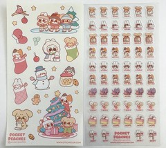 Stickii Club Sticker Sheets Lot of 11 Food Cute Animals