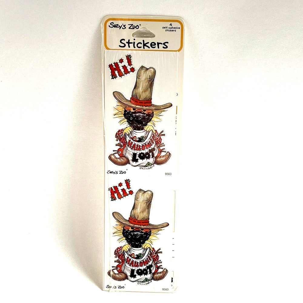 Suzy’s Zoo Halloween Cowboy Stickers Scrapbooking Planner Card Making