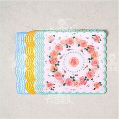 Amifa Design Paper Handkerchief Origami Thin Paper 15pc Scrapbook Junk Journal