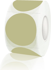 Fluorescent Green Stickers, Dot Stickers 2 Inch, Permanent Color Code Dot Labels