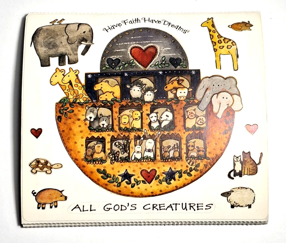 20 Colorbok Joy Marie Noah’s Ark Scrapbooking Sticker Lot