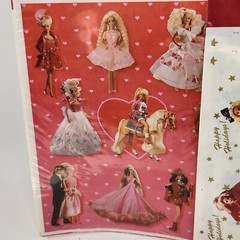 VINTAGE 1990’s BARBIE DOLL STICKERS HOLIDAY 2 NEW SEALED IN PACKAGE SHEETS