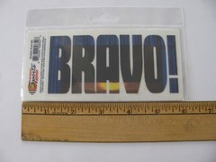 Scrappin Sports BRAVO! SCHOOL PLAY Rub-On Transfers Decals NIP