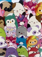 BRAND NEW Original Squishmallows 1000+ Sticker Book AUTHENTIC KellyToy 30 Pages