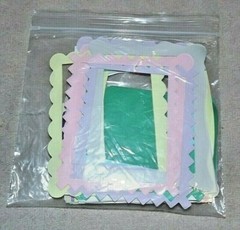 Large Mixed Lot Scrapbook Corners, Edges, Pict. Frames Partial Sheets (Lot #7)