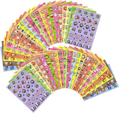 Scratch and Sniff Stickers, 576 Pieces, 24 Scents, 144 Designs, Reward Stickers