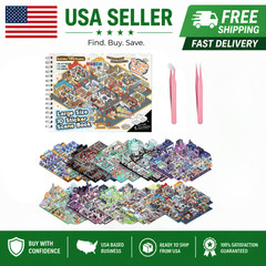 10 Sets Big Size DIY 3D Sticker Scene Collection Book Isometric Miniature Cozy R