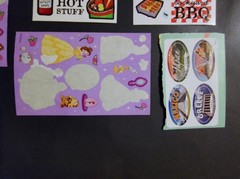 Vintage – Stickers – Variety – some missing as shown – comes as a set as shown