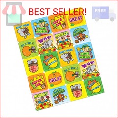 Carson Dellosa Fall Fun Stickers – 120pc Pumpkins, Leaves, Squirrels and Acorns