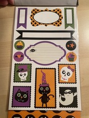 Studio g Flip Pack Halloween Words Letters Numbers Stickers NEW