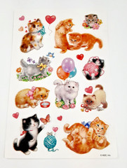 AGC cute kittens sticker sheet