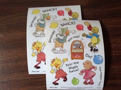 2 Suzy’s Zoo sticker sheets: Dance! 90114