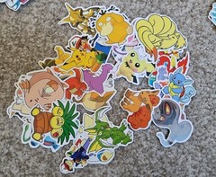 175 Piece Mixed Lot SPECIAL Themed And Designed Hydro Stickers *Read Description