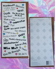 Lot EK Success, me & my BIG ideas, Penny Black Teenager Furniture M&M’s Stickers
