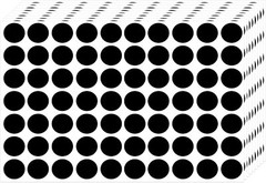 Dot Stickers, 3/4 inch Coding Labels Circle, Circle Stickers, 3500 Pieces Black