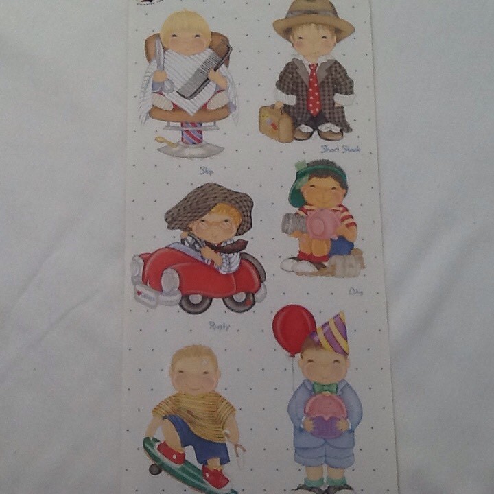 City Boys Dimple Street Gang SCRAPBOOKING Stickers by Tie Me To The Moon A65