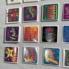 Vintage 90’s Stickers Scholastic Highlights Teacher Rewards Encourage Good Job
