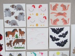 Lot of Vintage 80s 90s Sandylion Collectible Fuzzy Stickers Rare Animals