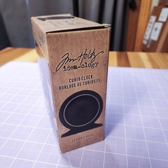 Tim Holtz Idea-olog Curio Clock Black TH94216