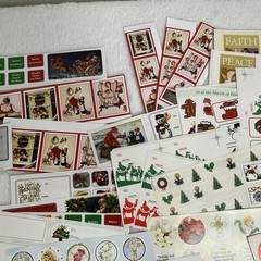 Vintage Christmas Stickers & Present Gift Tags * New* Scrapbook