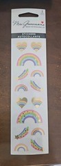 Mrs. Grossman’s STARRY RAINBOWS stickers, Mrs. Grossman heart stars stickers