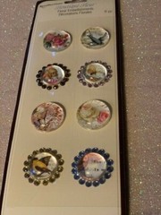 Recollections FLORAL EMBELLISHMENTS 8 PCS MULTI PICS DESIGN