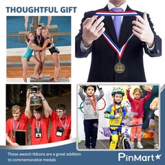 Neck Ribbon Award Holder Medals Blank Colored Achievement Ribbon Lanyard