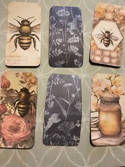 6JunkJournal Tags, Junk Journal Supplies, Scrapbooking, bees tags
