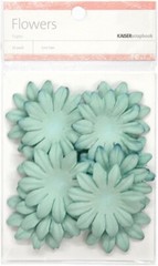 Paper Flowers, Sky BLue, 25/pk, 5cm, scrapbook – Kaisercraft 832