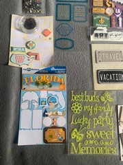 Travel-Themed Scrapbook Stickers & Embellishments Lot