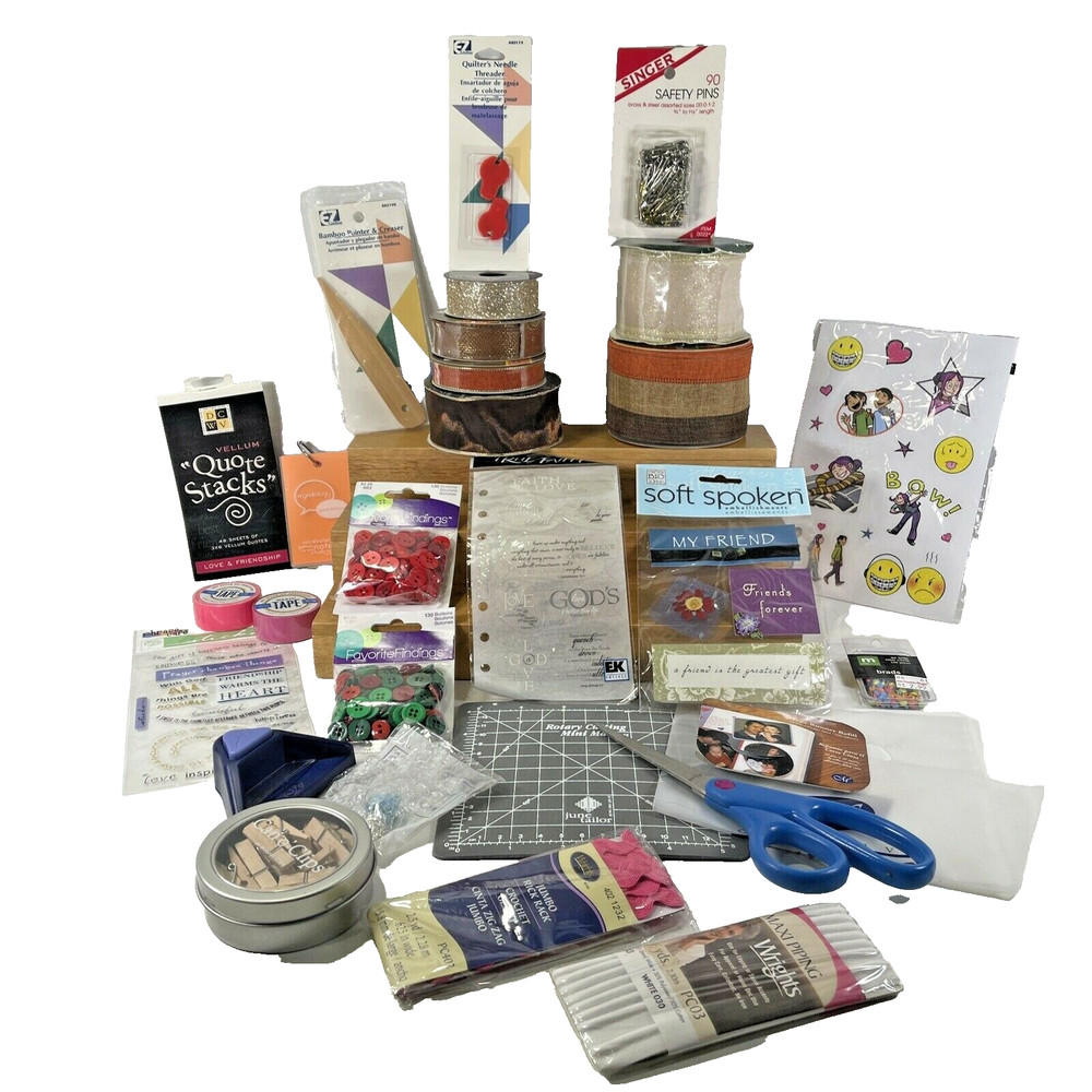 ESTATE DRAWER Large Scrapbooking items LOT + EXTRAS MOST NEW!