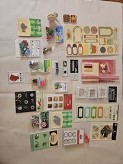 Assorted Scrapbooking Craft Bundle- Brads And Metal Tags