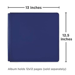 Creative Memories 12×12 Scrapbook Album Coverset – Cobalt Blue Bookcloth