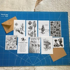 Cowboy & Cowgirl Western Bundle – Curated Ephemera Pack – 2