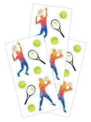 Stickers Crafts PH Slim Tennis Balls Rackets Players Repeats