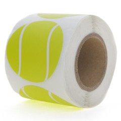 Muka 2″Dia Tennis Ball Stickers, 250 PCS/Roll