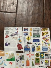 Vintage Creative Memories Travel Adventure London Fiesta Dimensional Stickers