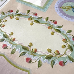 Brenda Walton Florals Scrapbook Stickers Lot – K&Co – Retired – 10 pc Kit