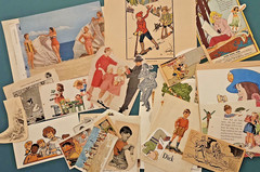LOT 100 pc Vtg FAMILY CHILDREN Ephemera Pack Junk Journal Scrapbook Print Ads