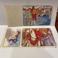 5 Vintage 1983 Barbie Stickers Topps Italy – # 175, 176, 22, 194 & 195 Mattel
