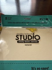 STUDIO Sticky Back Canvas-10 Sheets 8.5″ x 11″ & 5 NEW