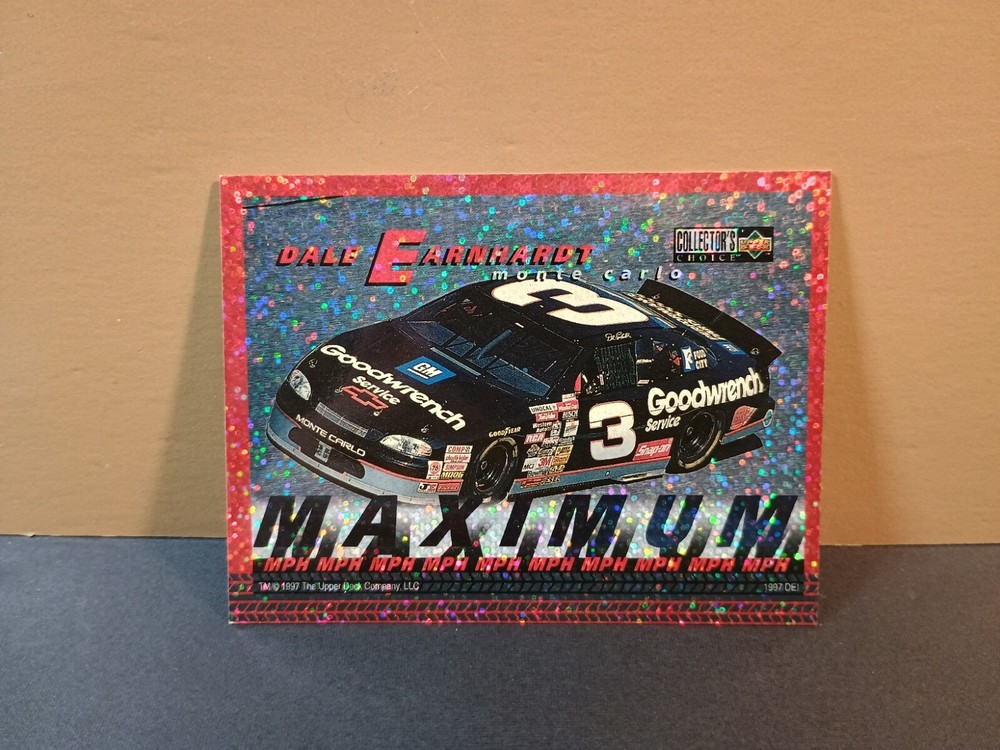 Vintage Stickers NASCAR Dale Earnhardt Monte Carlo Sticker Upper Deck VTG 1990s